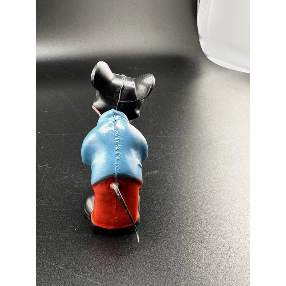 Vtg 1950 Walt Disney Production Marx Toy Mickey Mouse Bobble Head Antique Nodder